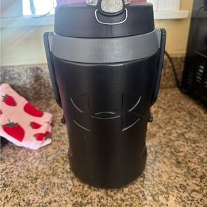 Under Armour Black and Gray Water Jug